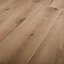 Masham Natural Oak effect Laminate Flooring Sample