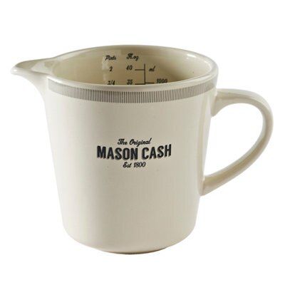 Mason Cash Baker lane 1L Cream Stoneware Measuring jug