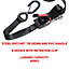 Master Lock 3066EURDAT Black Polyester Ratchet strap set, Pack of 2