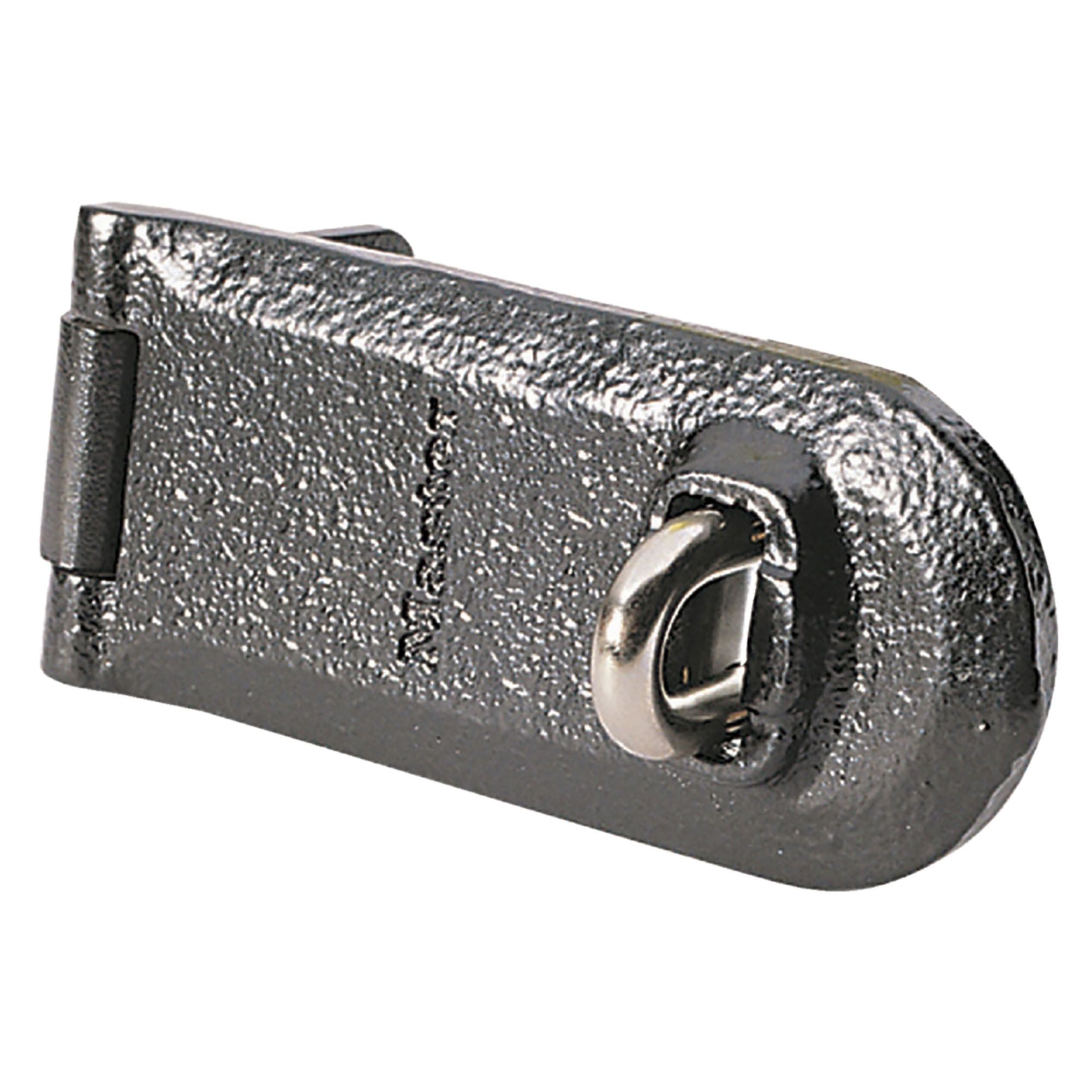 Master Lock Black Iron Hasp & staple, (L)140mm (W)60mm
