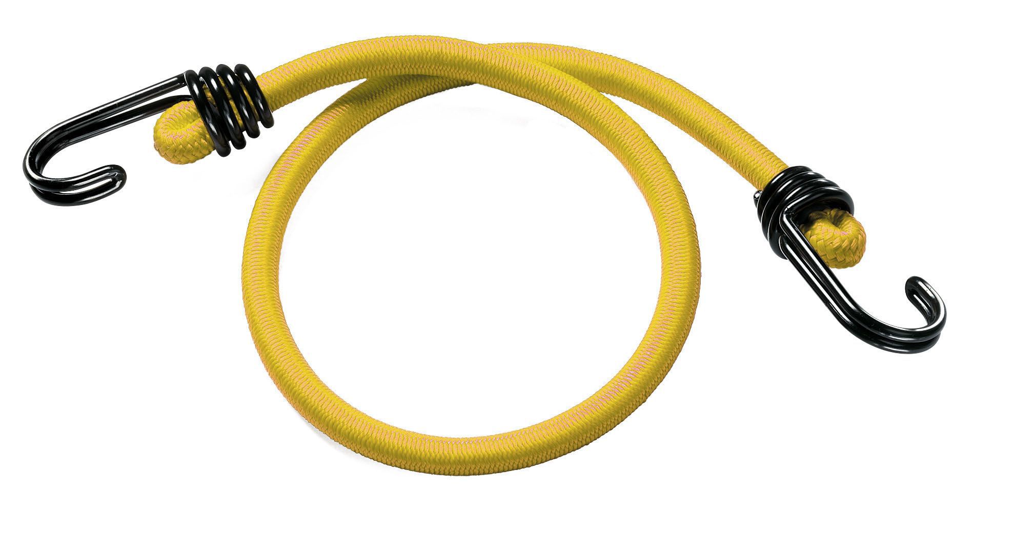 Master Lock Black & Yellow Bungee Cord, (L)1m | DIY At B&Q