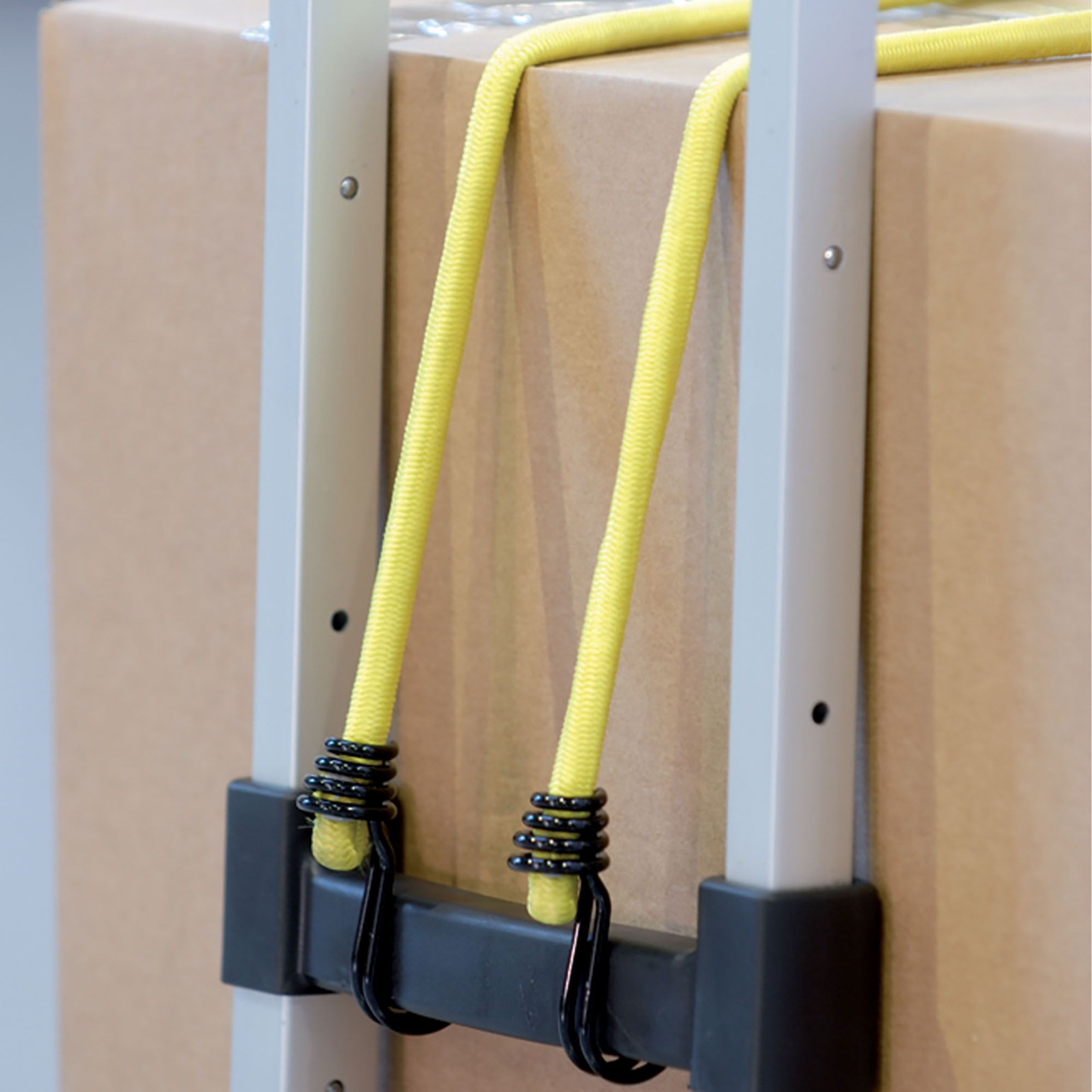 Master Lock Black & yellow Bungee cord with hooks (Dia)8mm (L)1m, Pack of 2