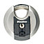 Master Lock Excell Heavy duty Stainless steel Closed shackle Disc Padlock (W)70mm