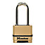 Master Lock Excell Open shackle Combination Padlock (W)51mm