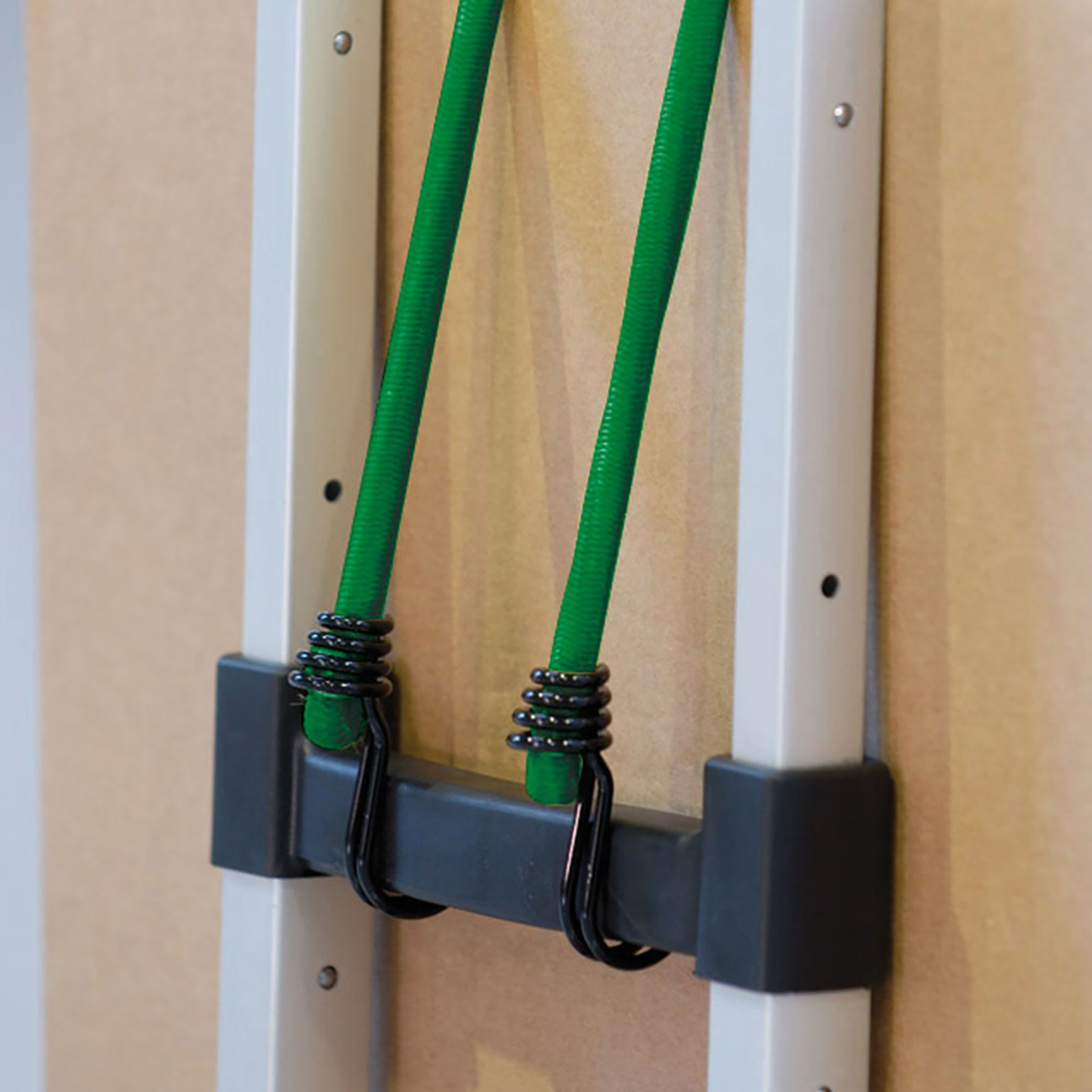 Master Lock Green Bungee cord with hooks (Dia)8mm (L)0.8m, Pack of 2