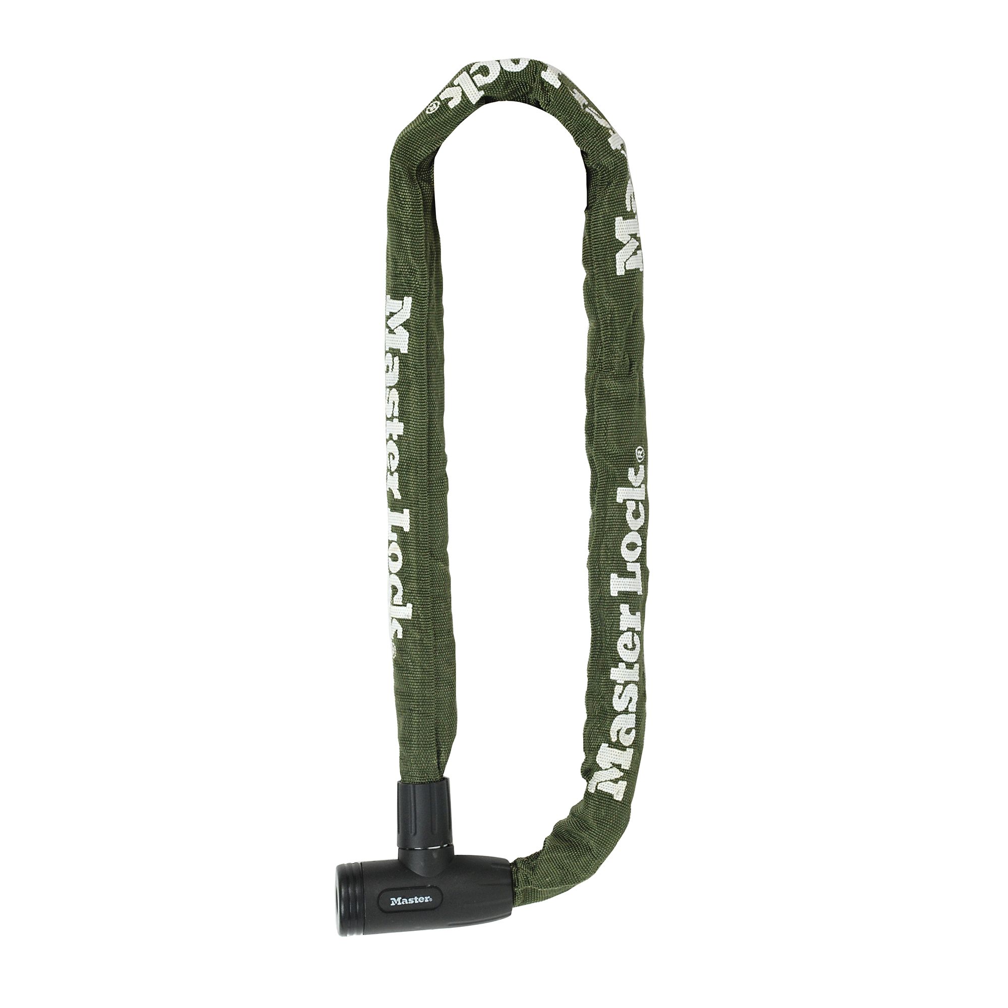 Master Lock Green Steel Security chain, (L)1m (Dia)8mm