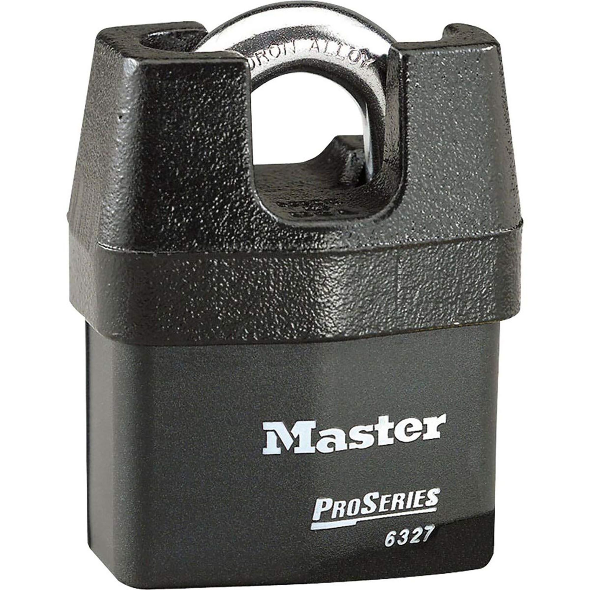 Master Lock Laminated Steel Black Closed shackle Padlock (W)67mm