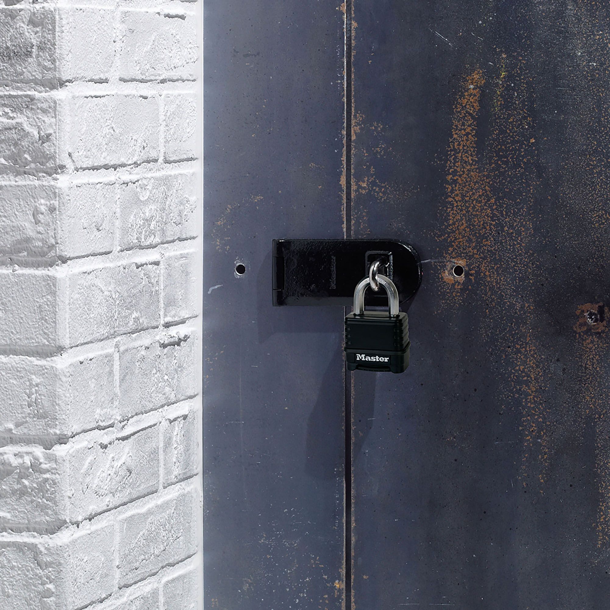 Master Lock Weather tough Black Zinc Combination Padlock (H)46mm  