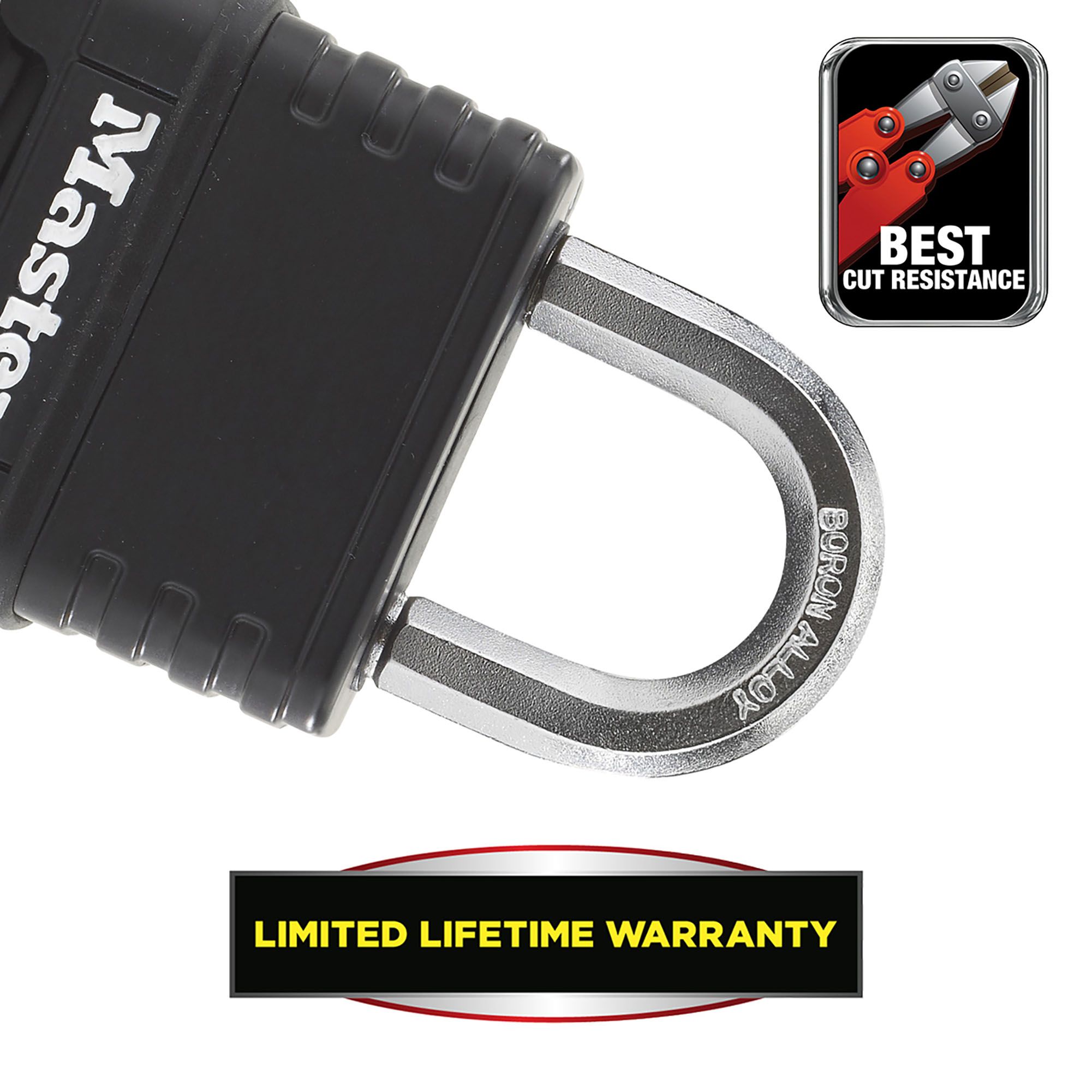 Master Lock Weather tough Black Zinc Combination Padlock (H)46mm  