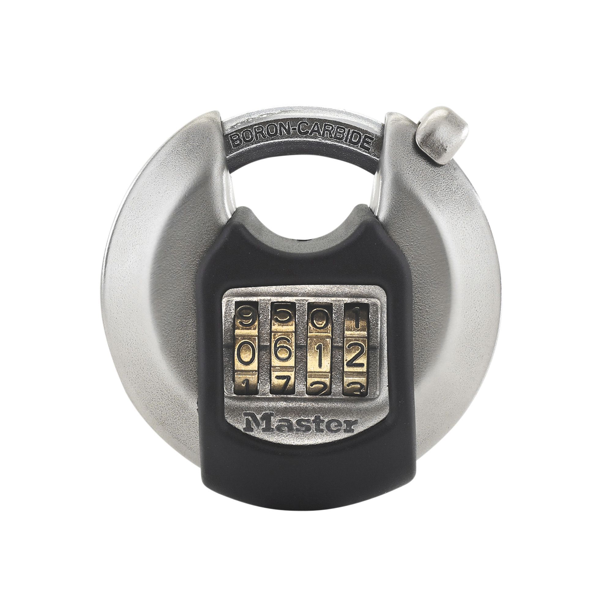 Master Lock Weather tough Metallic Stainless steel Combination Padlock