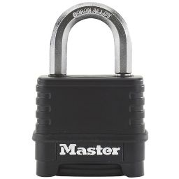 Master Lock Weather tough Zinc & Boron carbide Combination Padlock (W)57mm