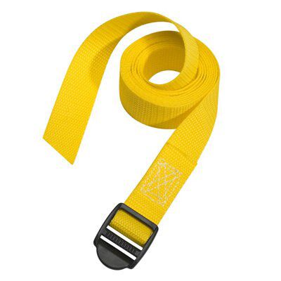 Master Lock Yellow Luggage strap (L)2.5m, Pack of 2 | DIY at B&Q