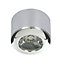 Masterlite Chrome effect Mains-powered LED Cabinet light IP20, Pack of 3