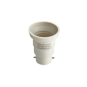 Masterlite Light bulb cap converter, Pack of 2