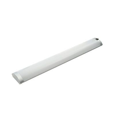 Masterlite Mains-powered Fluorescent Cool white Strip light IP20 806lm (L)0.59m