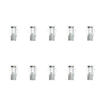 Masterlite Polished Silver effect Mains-powered LED Cabinet light IP20, Pack of 10