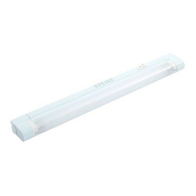 Masterlite White Mains-powered Fluorescent Cabinet light IP20 (L)355mm (W)23mm