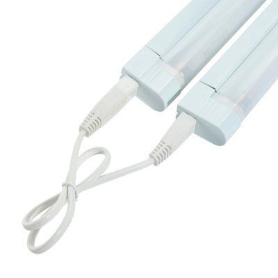 Masterlite White Mains-powered Fluorescent Cabinet light IP20 (L)355mm (W)23mm
