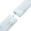 Masterlite White Mains-powered Fluorescent Cabinet light IP20 (L)916mm (W)23mm