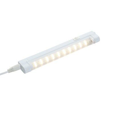 Masterlite White Mains-powered LED Under cabinet light IP20 (L)268mm | DIY at B&Q