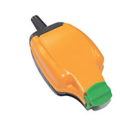 Masterplug 13A Orange Single Outdoor Switched Socket