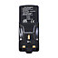 Masterplug 13A RCD adaptor plug, Wired