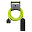 Masterplug 2 socket 13A Grey & green Extension lead, 10m