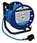 Masterplug 4 socket Blue Cable reel, 25m