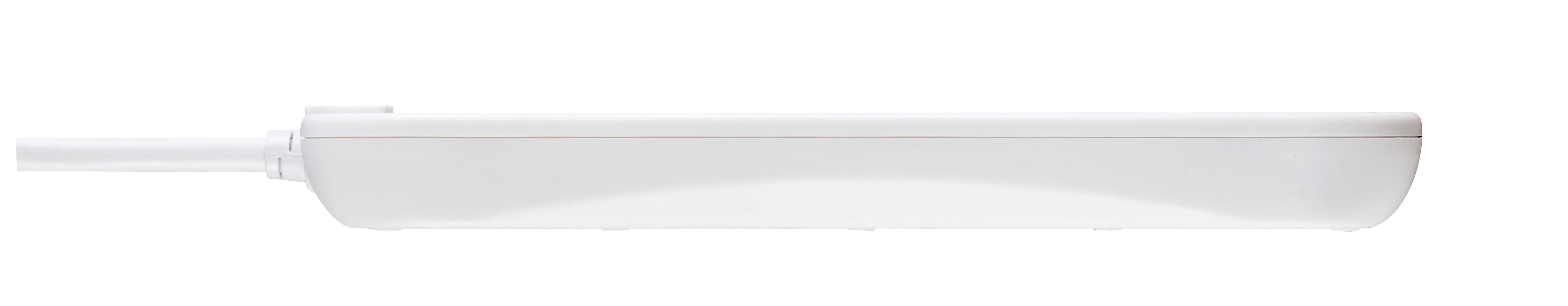 Masterplug 8 socket 13A Surge protected White Extension lead, 2m