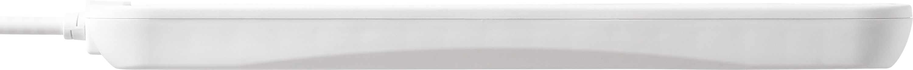 Masterplug BSG1N-BD 6 socket 13A White Extension lead, 1m