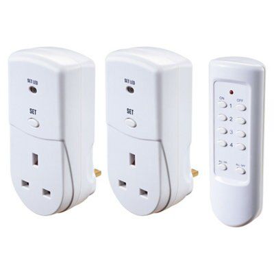 Masterplug White 13A 1 gang Socket