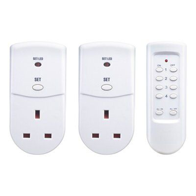 Masterplug White 13A 1 gang Socket