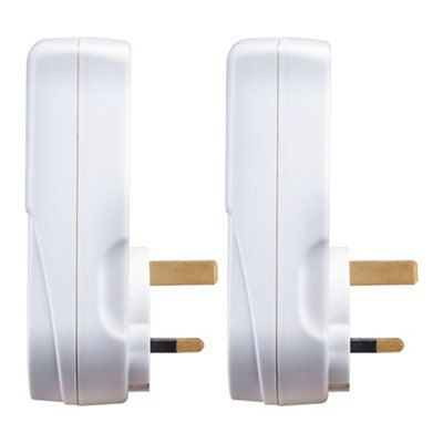 Masterplug White 13A 1 gang Socket