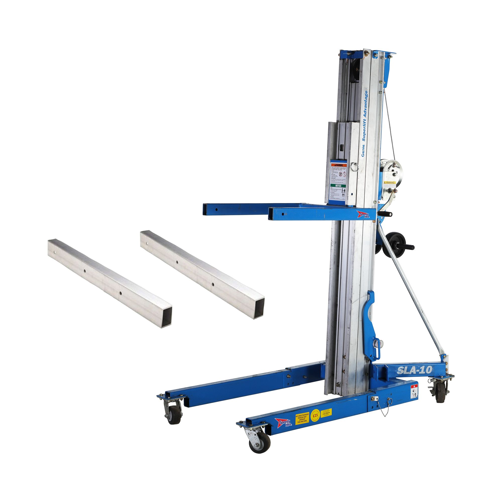 Material lift bundle 118kg - Week hire