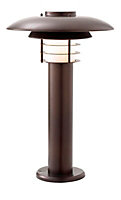 Matiz Copper effect Mains-powered 1 lamp Incandescent Outdoor Bollard light (H)500mm