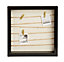 Matt Black Peg Picture frame (H)30cm x (W)30cm