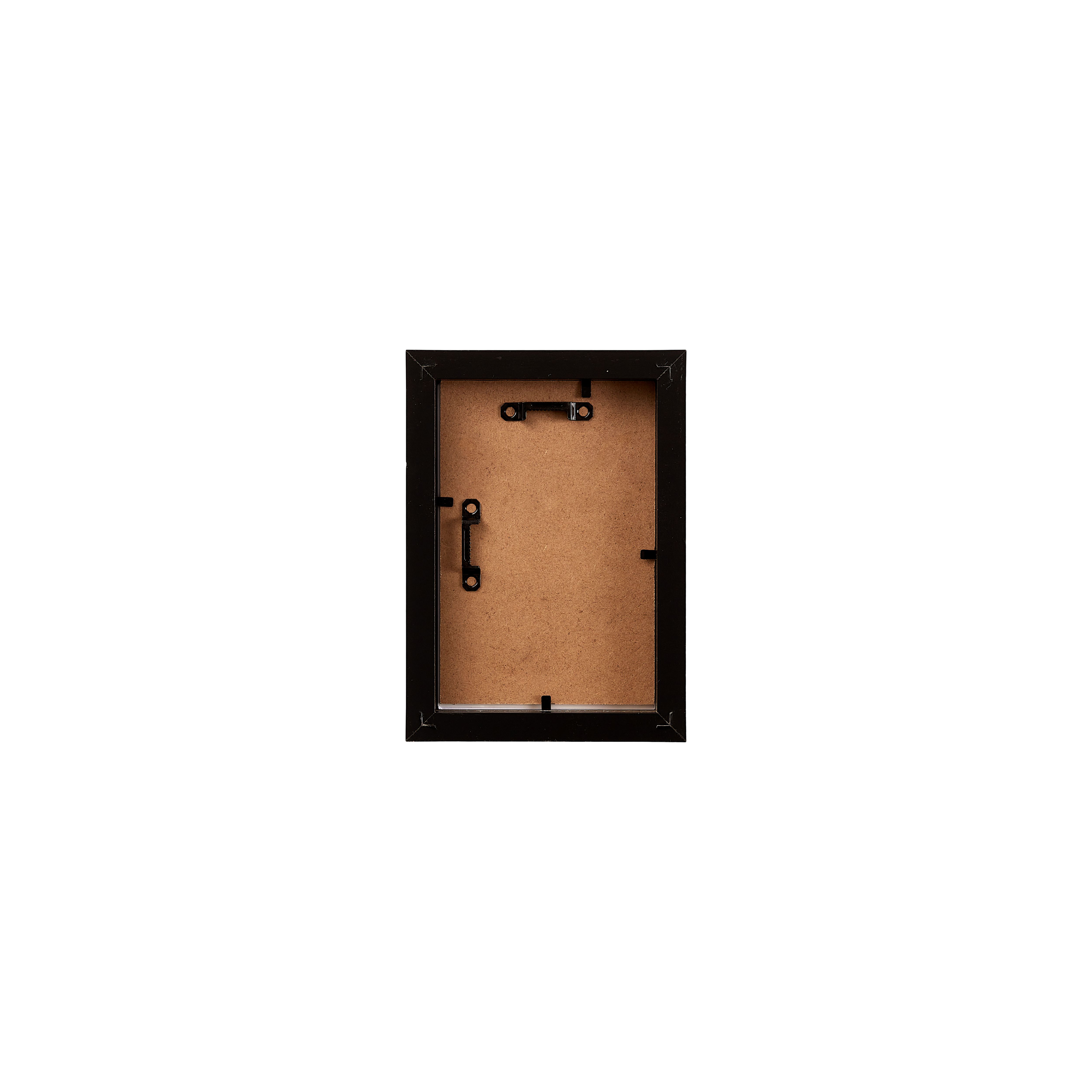 Matt Black Pine effect Plain Single Picture frame (H)20.6cm x (W)15.6cm - 4