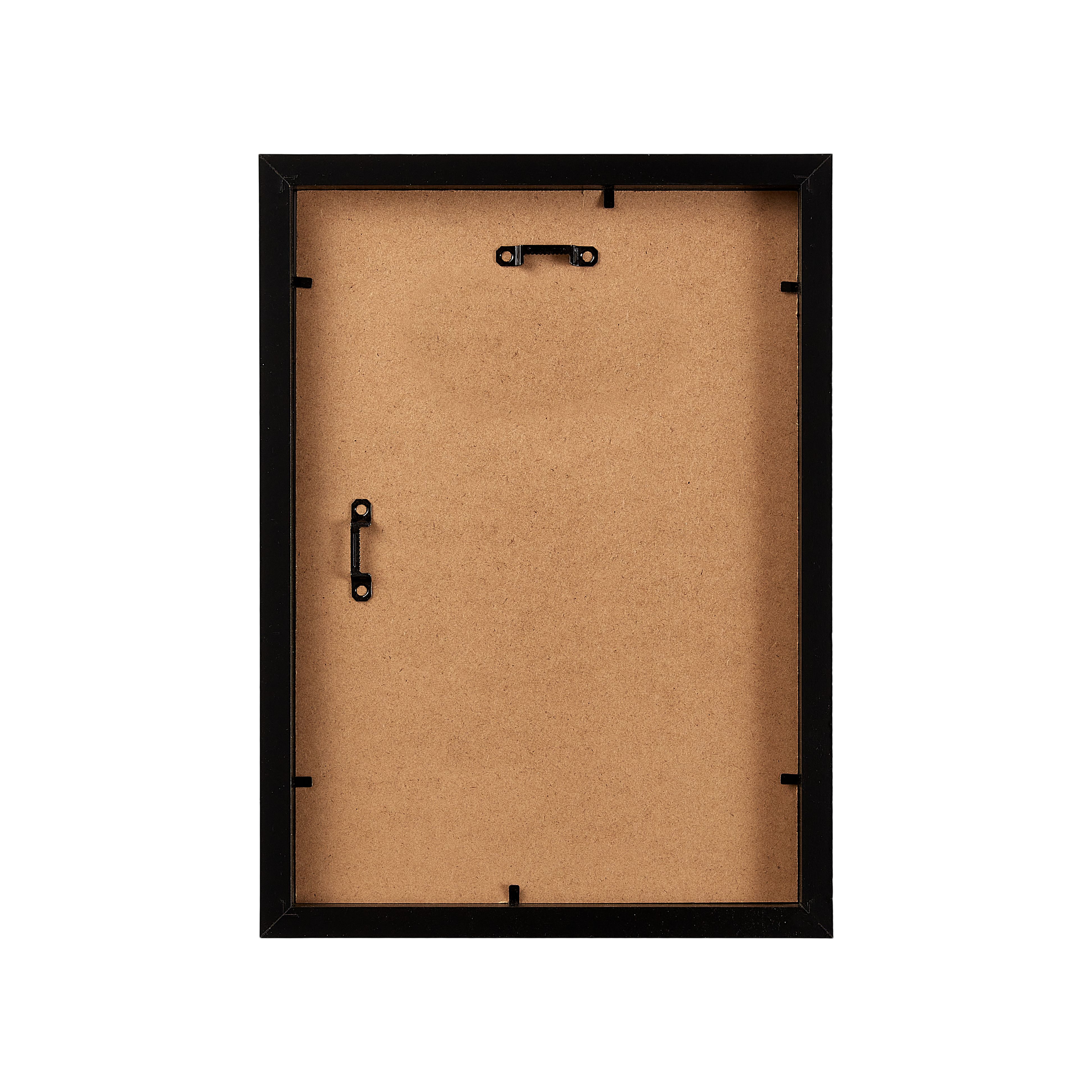Matt Black Pine effect Plain Single Picture frame (H)32.3cm x (W)23.6cm - 5
