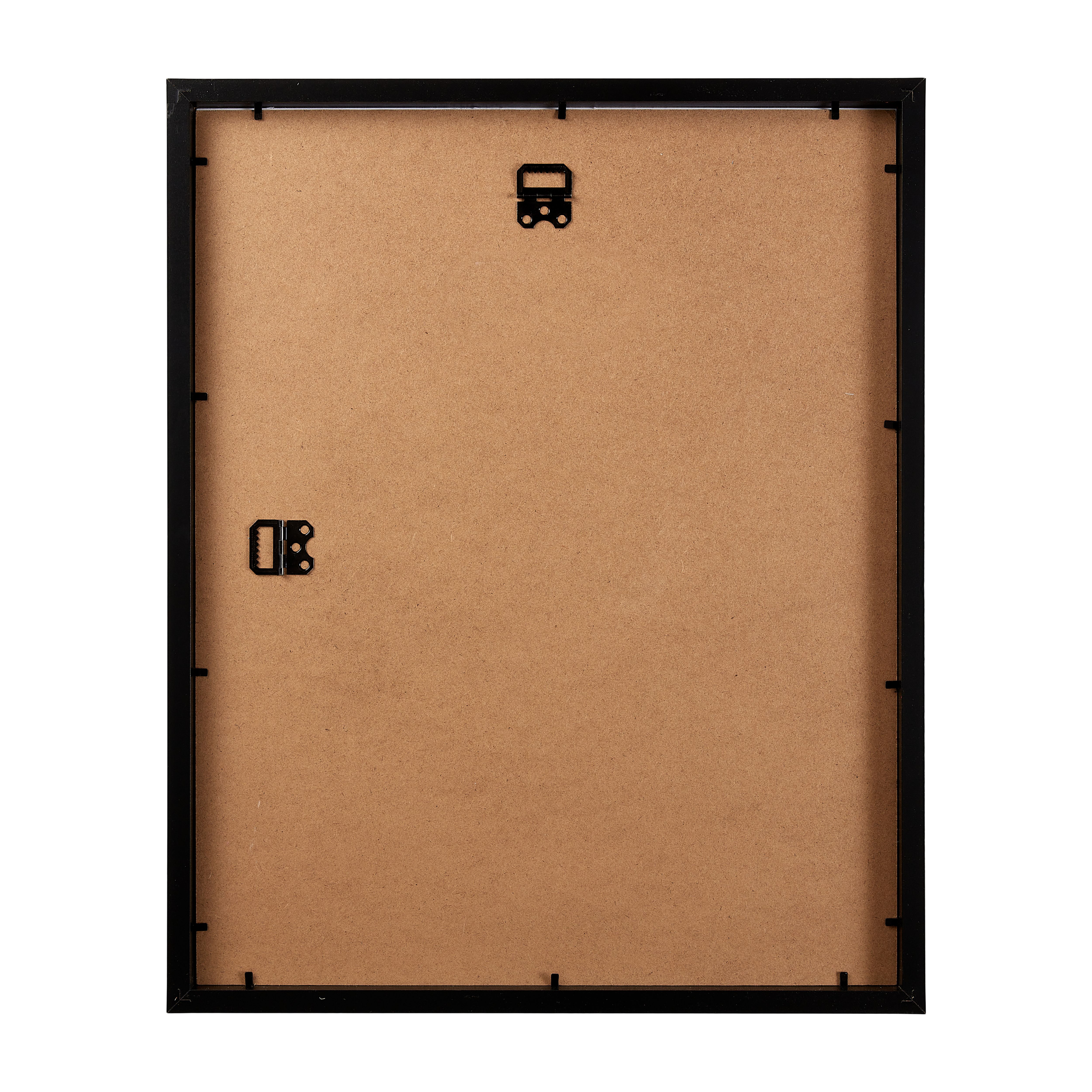 Matt Black Pine effect Plain Single Picture frame (H)52.6cm x (W)42.6cm - 8