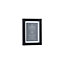 Matt Black Single Photo frame (H)21cm x (W)18cm