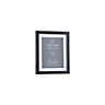 Matt Black Single Photo frame (H)28cm x (W)23cm