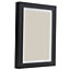 Matt black Single Picture frame (H)34cm x (W)25cm