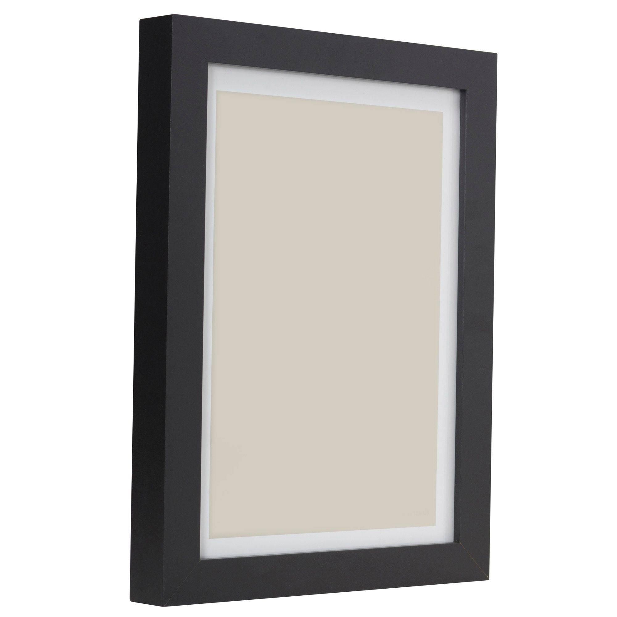 Matt black Single Picture frame (H)34cm x (W)25cm | DIY at B&Q