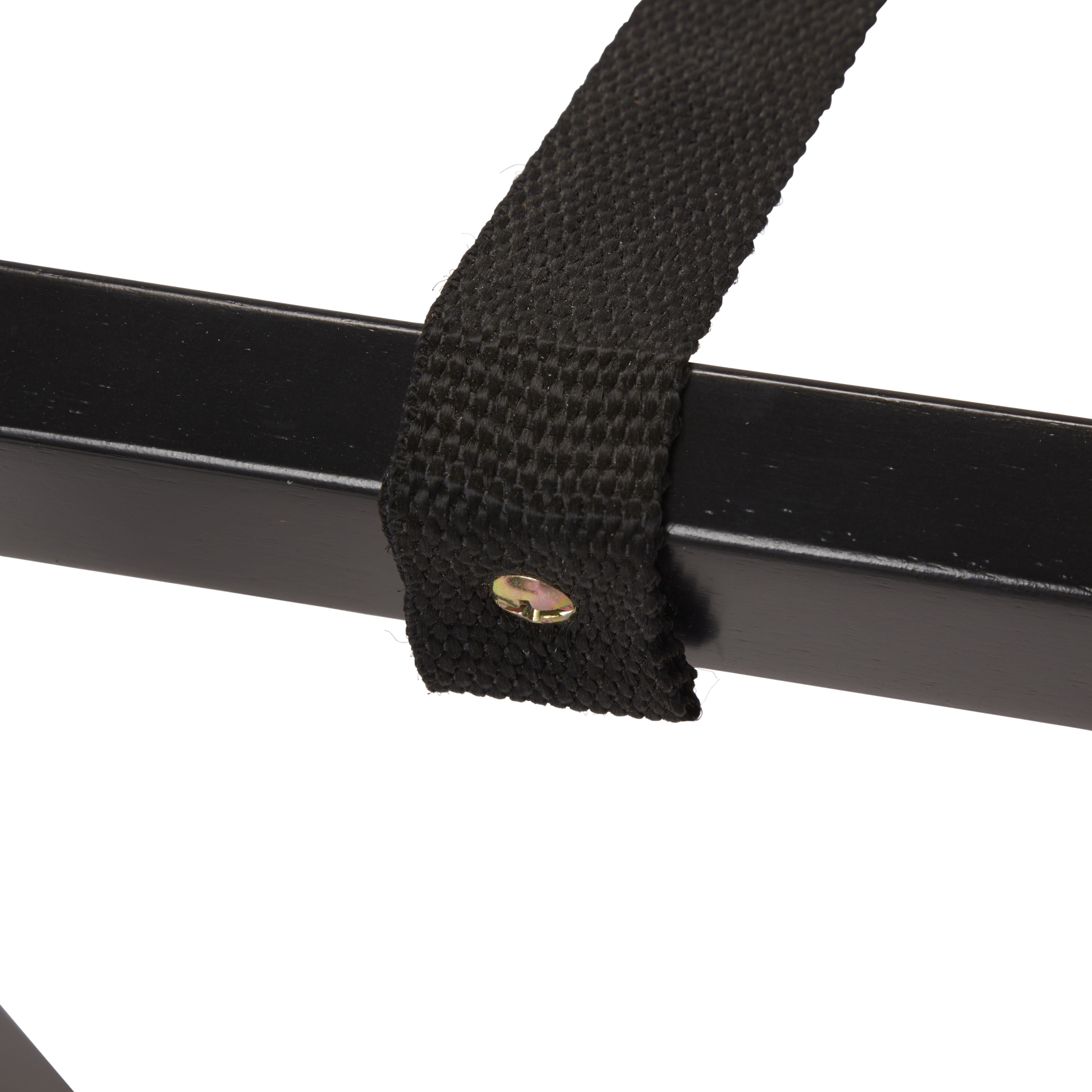 Matt black Tray table (H)44cm (W)40cm (D)40cm