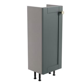 Matt Green Freestanding Single Bathroom Cabinet (H) 820mm (W) 300mm