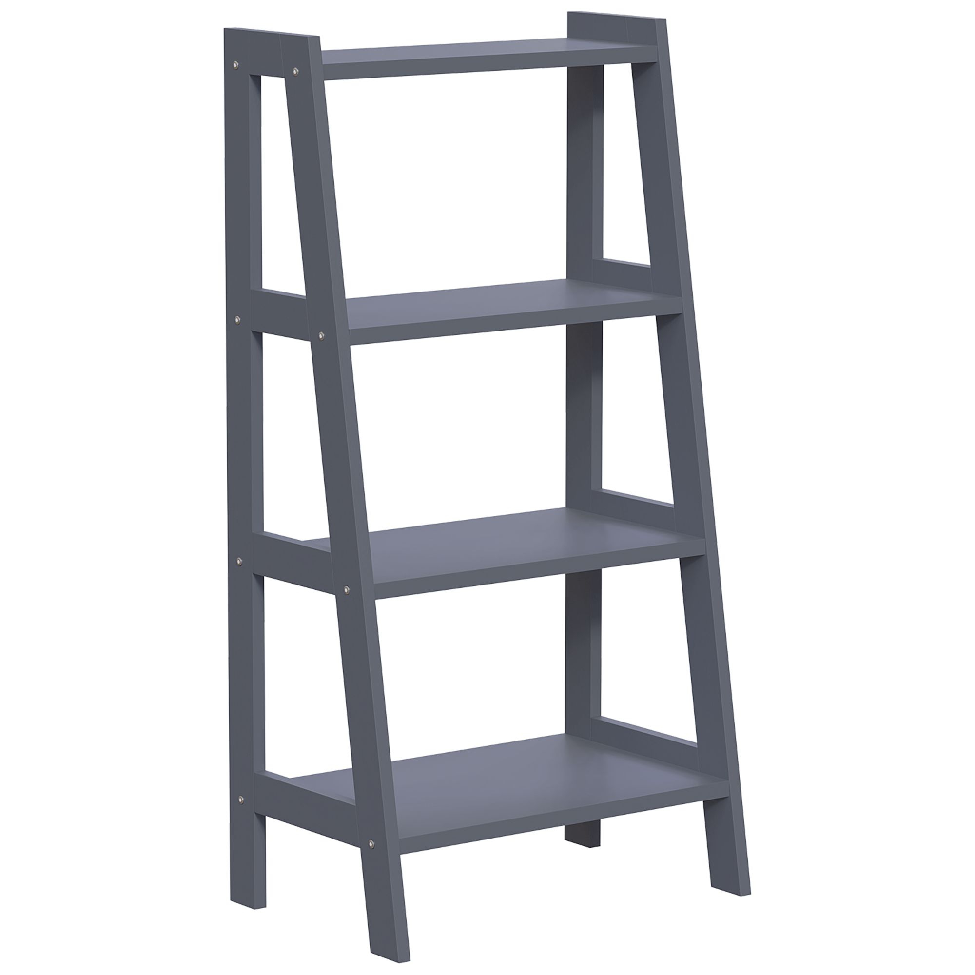 Matt Grey Freestanding Shelving (D)30cm (H)90cm