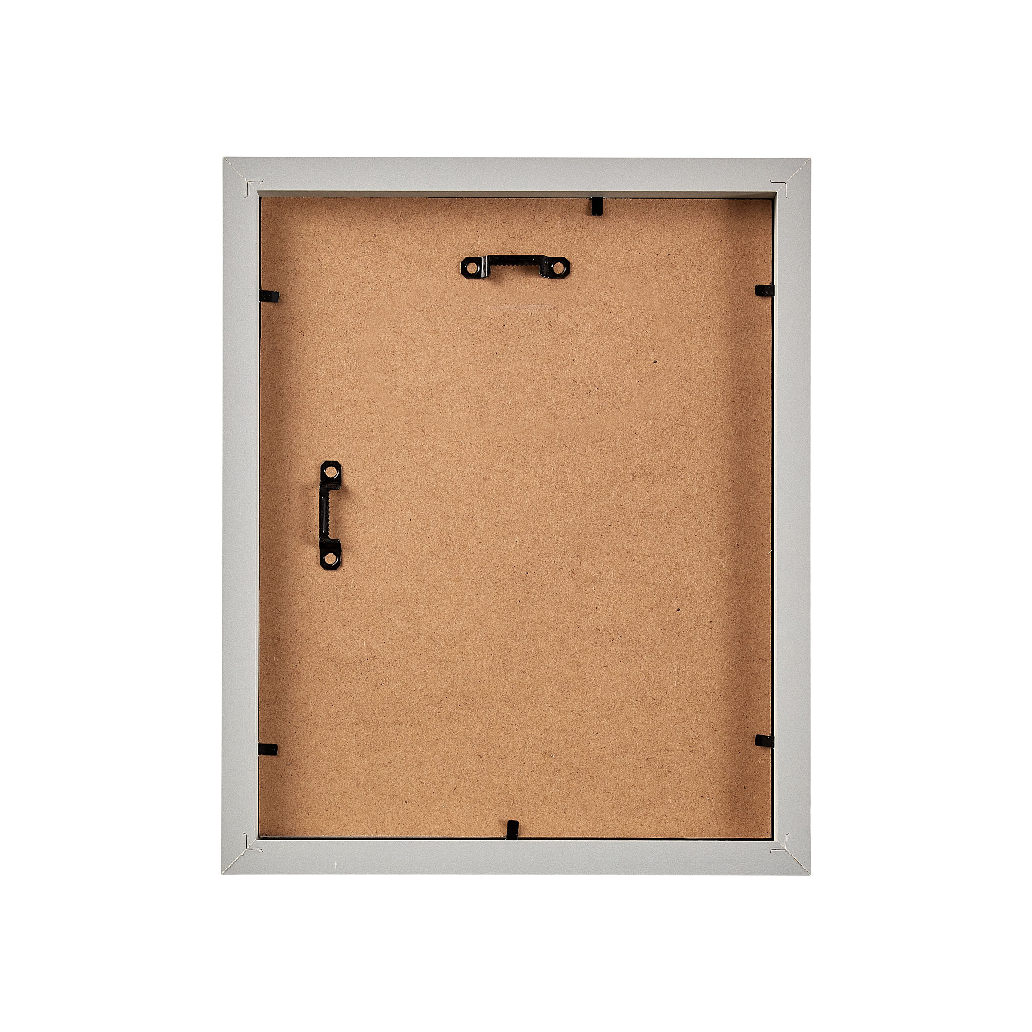 Matt Grey Pine effect Plain Single Picture frame (H)27.6cm x (W)22.6cm - 5
