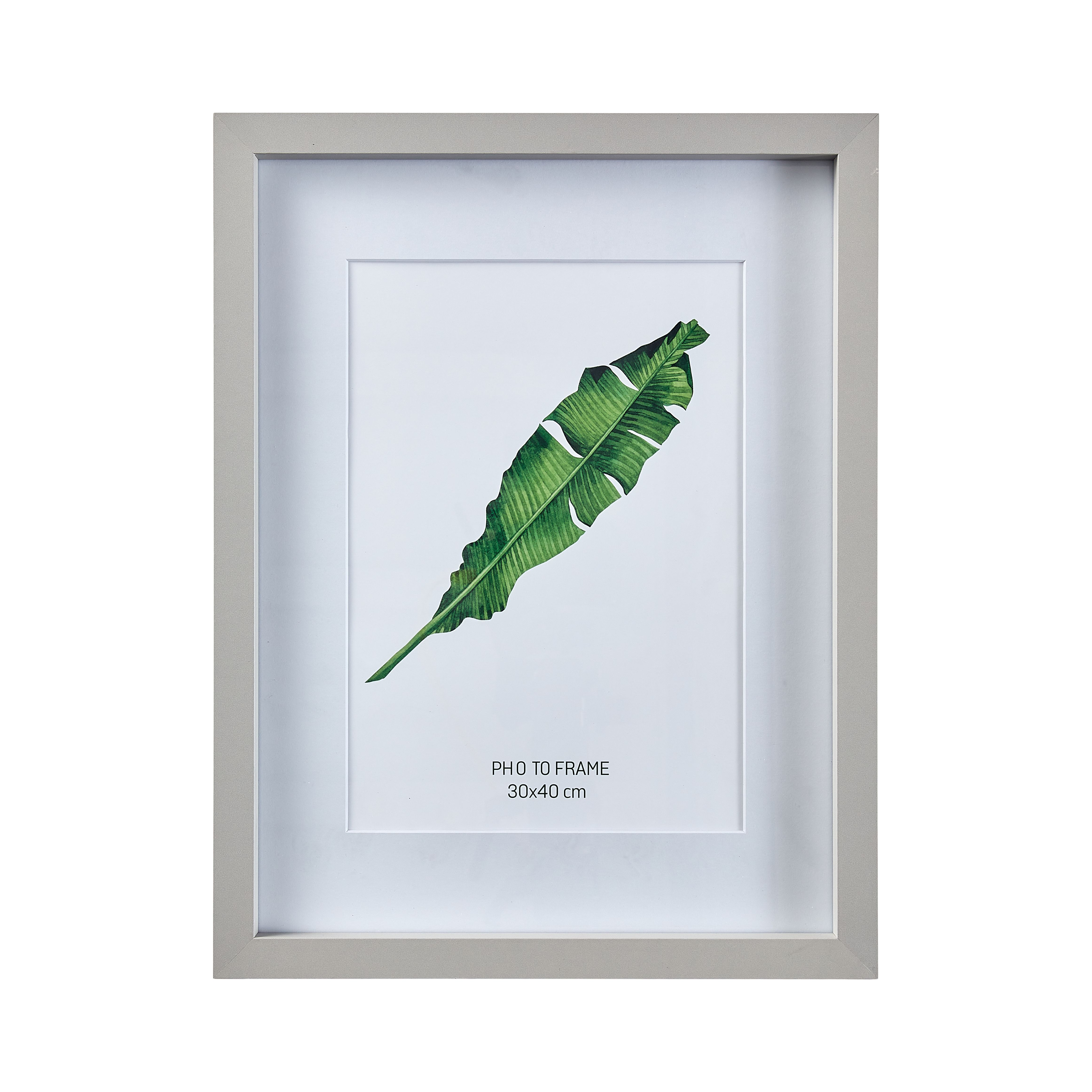 Matt Grey Pine effect Plain Single Picture frame (H)42.6cm x (W)32.6cm - 4