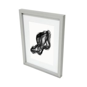 Matt Grey Pine effect Plain Single Picture frame (H)52.6cm x (W)42.6cm