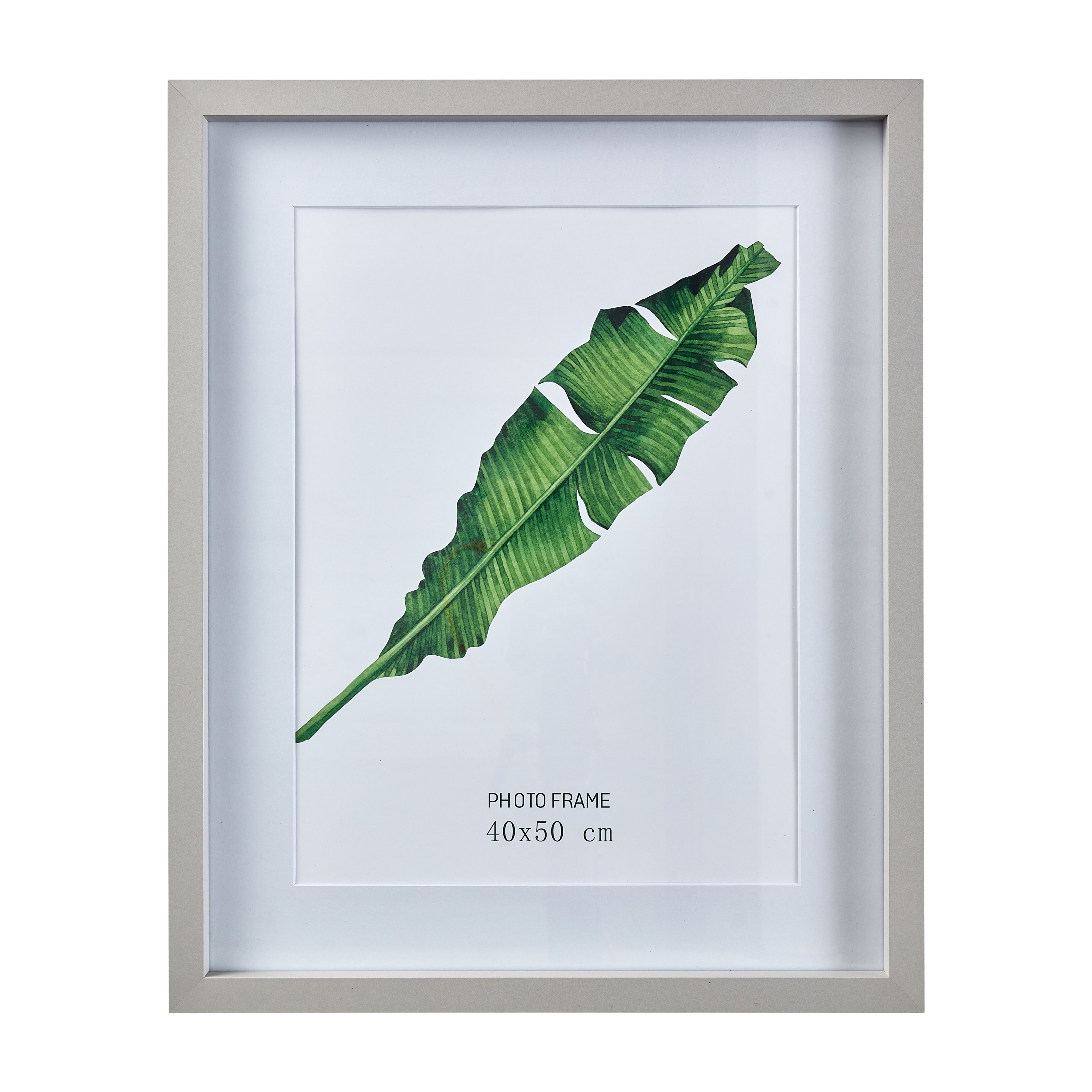 Matt Grey Pine effect Plain Single Picture frame (H)52.6cm x (W)42.6cm - 5